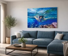 Acrylglasbilder Tauchen