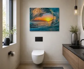 Acrylglasbilder Toilette
