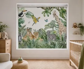 Rollo Vintage botanische Landschaft