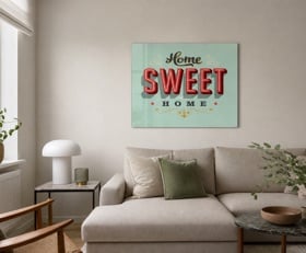 Acrylglasbilder Vintage Poster