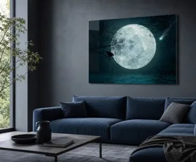 Acrylglasbilder Vollmond
