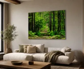 Acrylglasbilder Waldweg