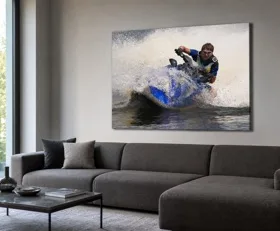 Acrylglasbilder Wasser Motorsport
