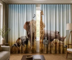 Gardinen Wildtiere
