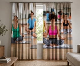 Gardinen Yogaschule