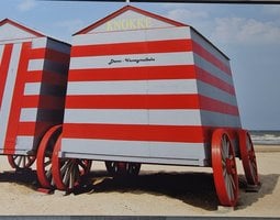 Alu-Dibond Bilder belgium beach