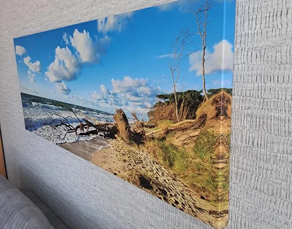 Leinwandbild Leinwandbilder Stürmischer Herbsttag an der Ostsee, Darß — Inspiration unserer Kunden