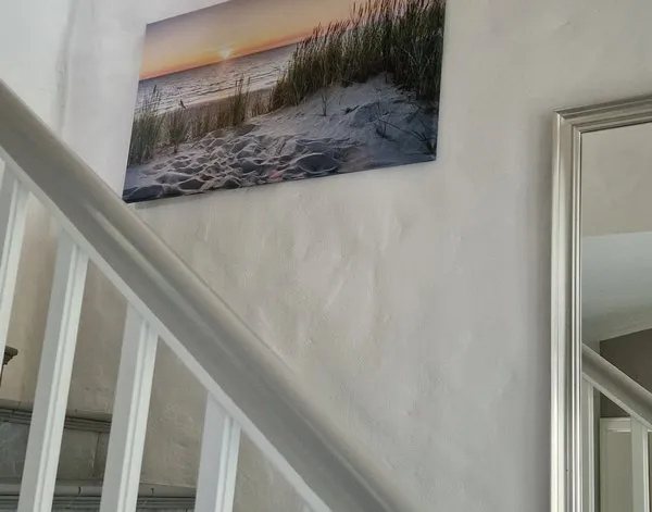 Leinwandbild Leinwandbilder Sonnenuntergang über Dünen am Meer — Inspiration unserer Kunden