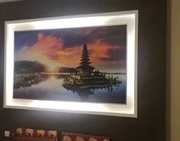 Poster Tempel Pura Ulun Danu Beratan auf Bali