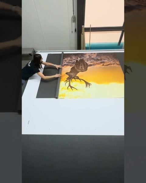 Produktvideo: Nahtlose Fototapete aus einem Stück | So verpacken wir Qualität | Nikkel Art
